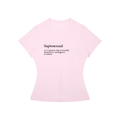 Sapiosexual Definition – Slim Fit T-Shirt