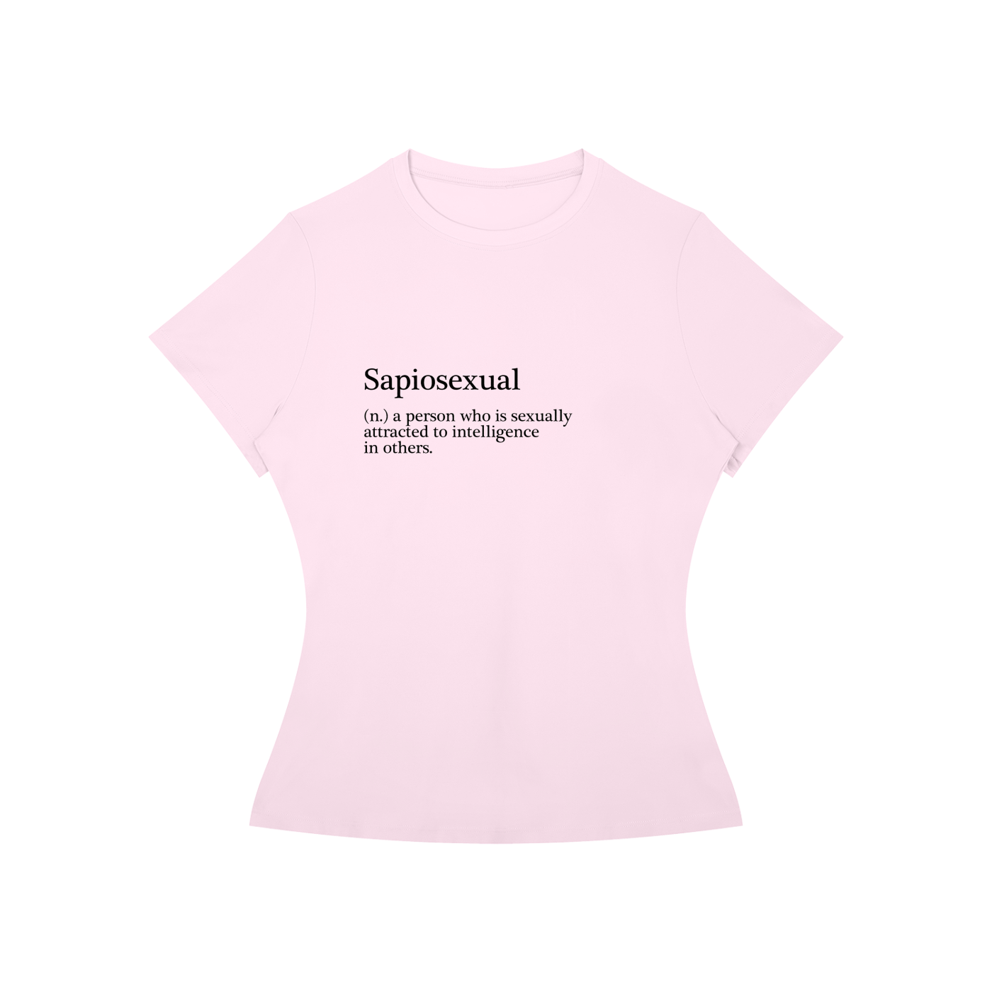 Sapiosexual Definition – Slim Fit T-Shirt
