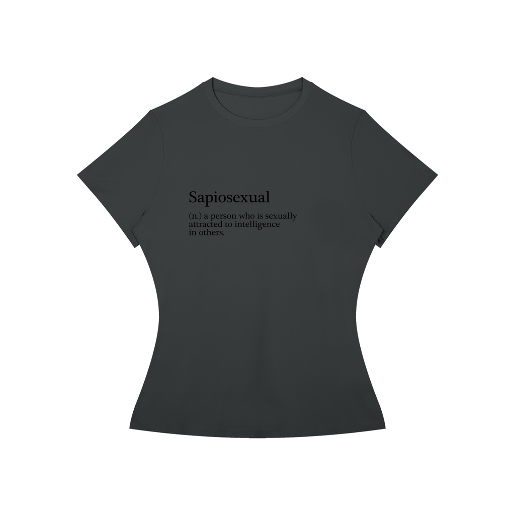 Sapiosexual Definition – Slim Fit T-Shirt