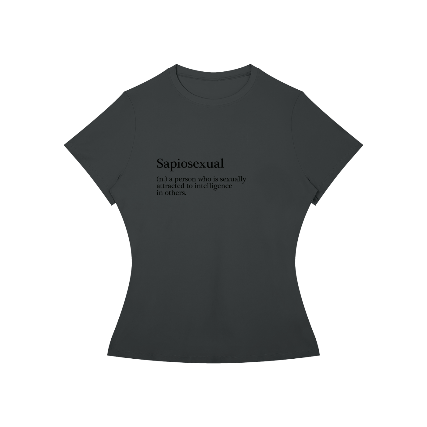Sapiosexual Definition – Slim Fit T-Shirt