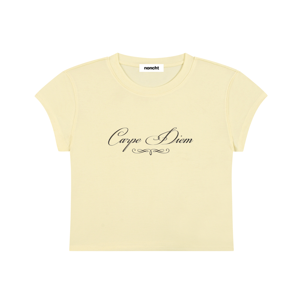Carpe Diem – Cropped Baby Tee