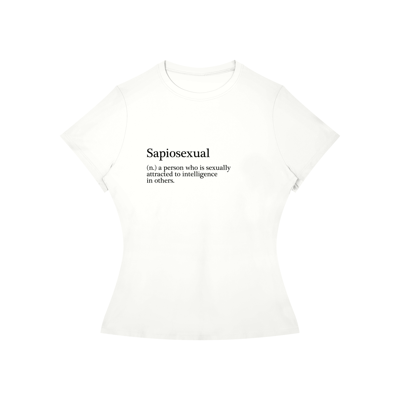 Sapiosexual Definition – Slim Fit T-Shirt