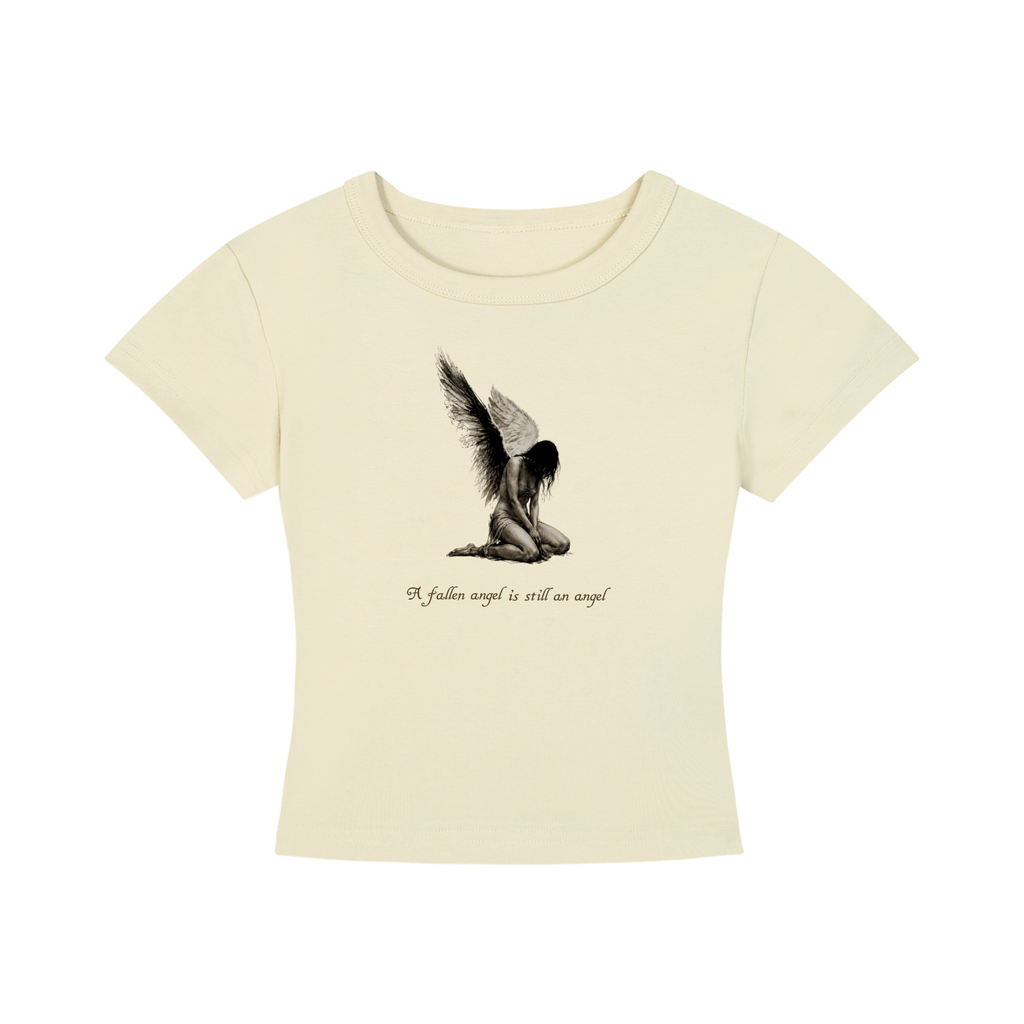 Fallen Angel – Cropped Baby Tee