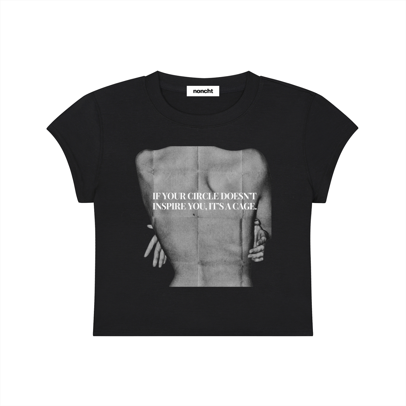 If Your Circle Doesn’t Inspire You – Cropped Baby Tee
