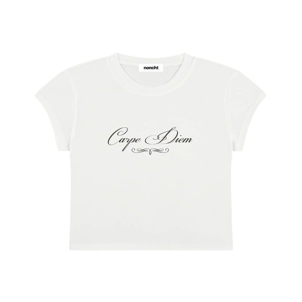 Carpe Diem – Cropped Baby Tee