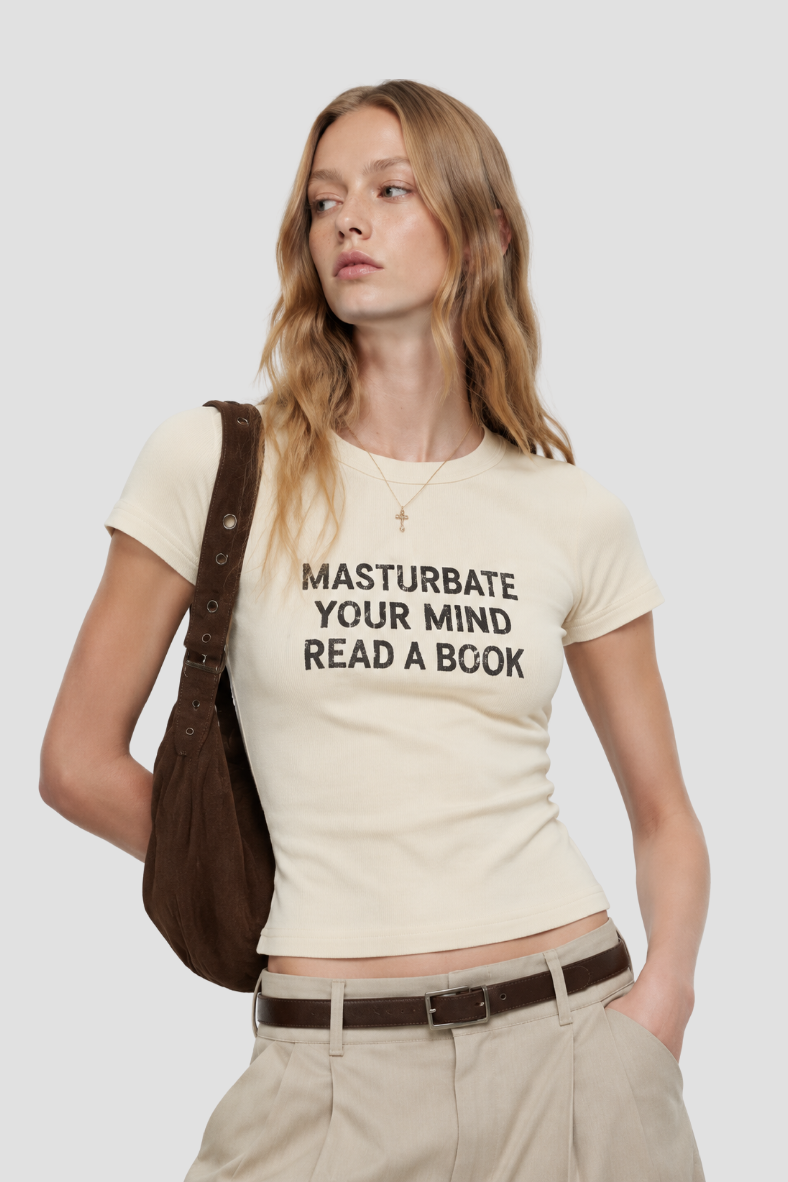 Masturbate Your Mind — Baby Tee