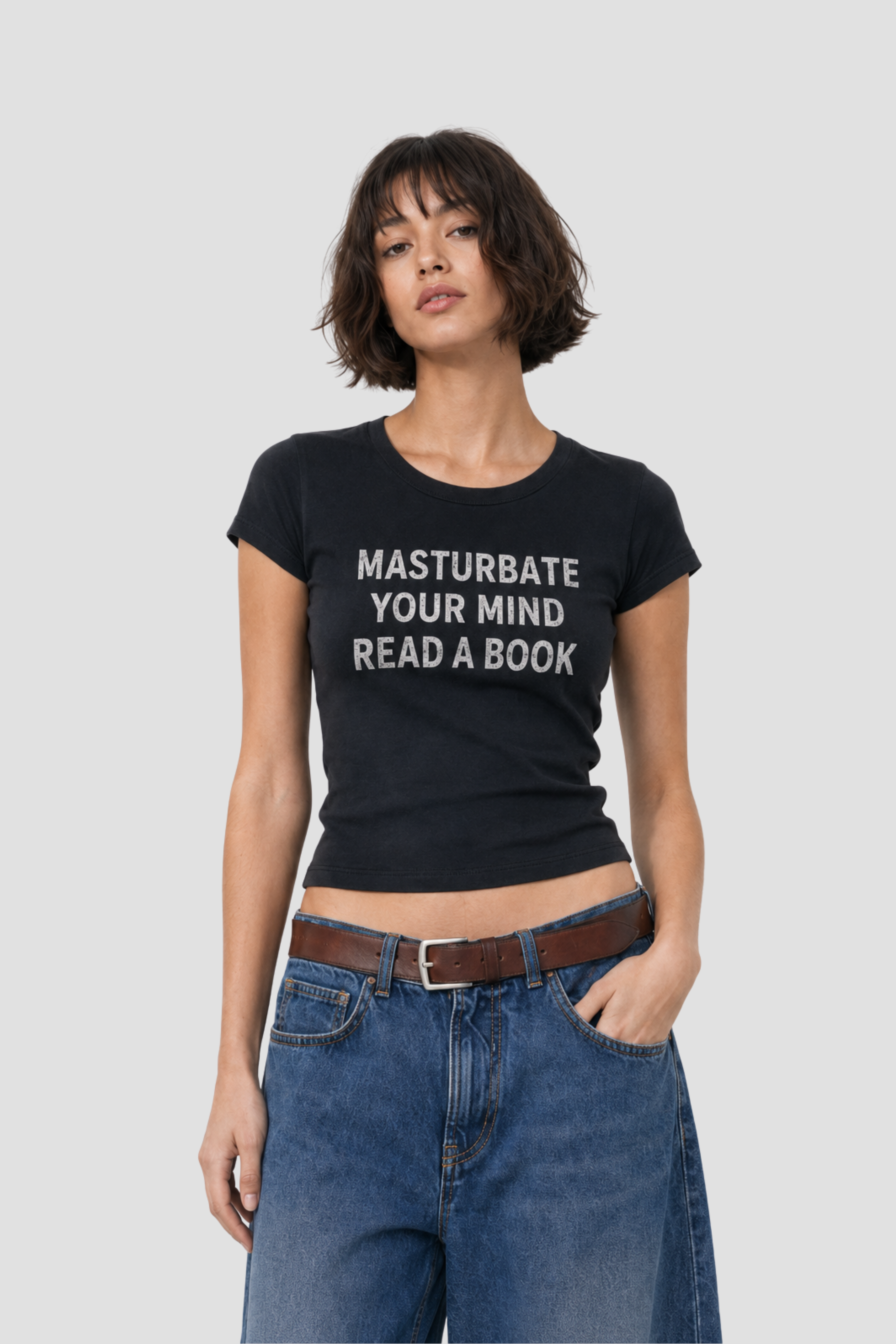 Masturbate Your Mind — Baby Tee