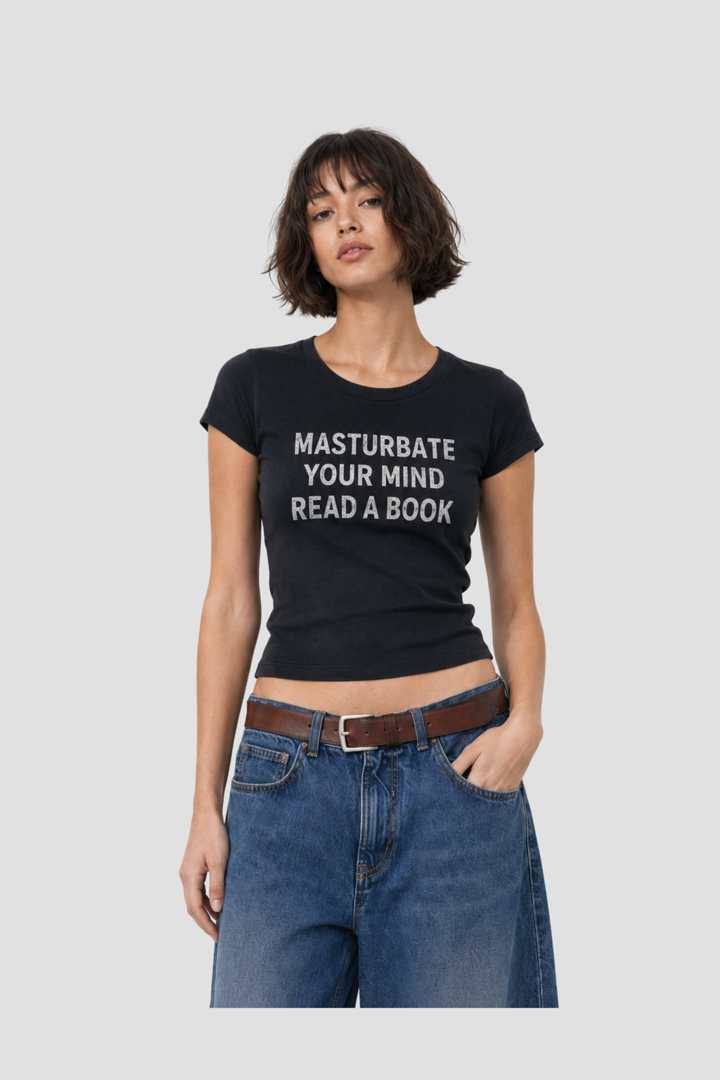 Masturbate Your Mind — Baby Tee